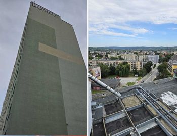 Była godz. 5:00. Mężczyzna zatrzymany na 11 piętrze