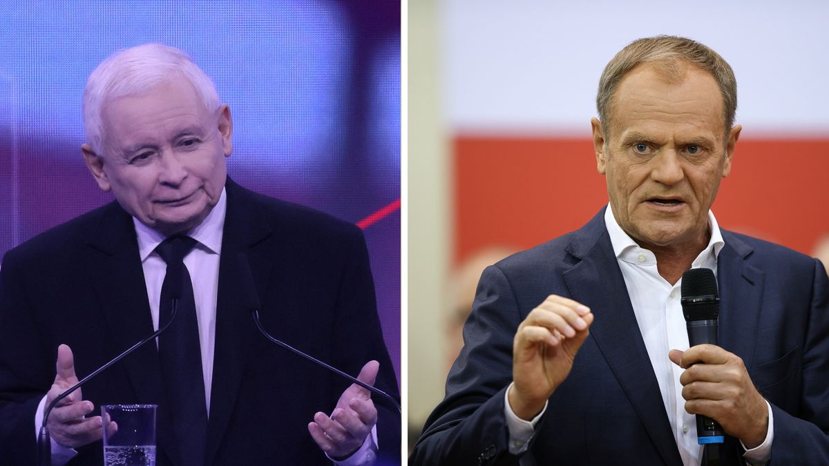 Jarosław Kaczyński i Donald Tusk