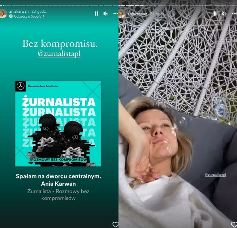 Anna Karwan udzieliła wywiadu Żurnaliście