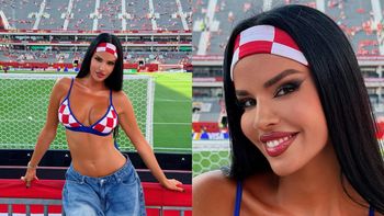 Ivana Knoll zawzięcie broni tytułu "MISS MUNDIALU" i znów świeci dekoltem przed murawą (FOTO)