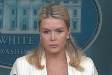 Karoline Leavitt jako rzeczniczka Białego Domu, fot. kadr z YT