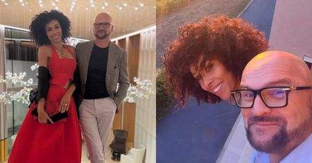 Omenaa Mensah i Rafał Brzoska celebrują rocznicę na bogato: romantyczna kolacja i tworzenie własnego szampana (ZDJĘCIA)