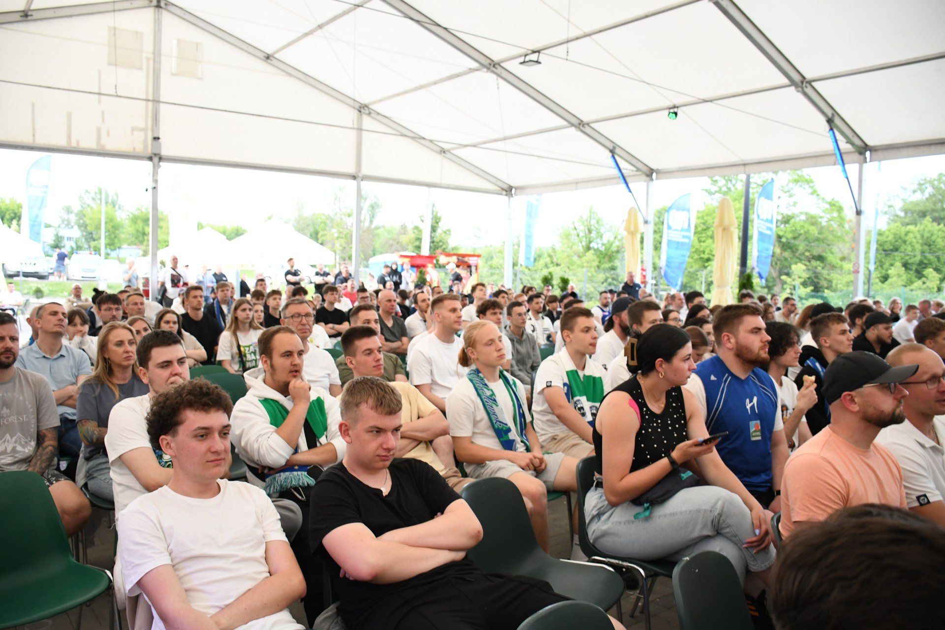 Strefa kibica na meczu Legia Warszawa - Anwil Włocławek we Włocławku