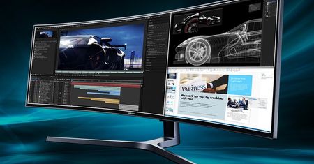 Samsung CHG90: 49-calowy monitor QLED (także) dla profesjonalisty