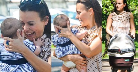 Mucha z córką w parku! "SEXY MAMA"?