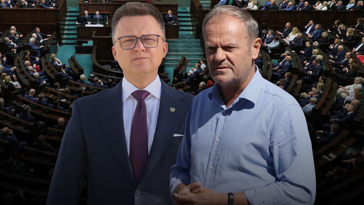 Szymon Hołownia i Donald Tusk