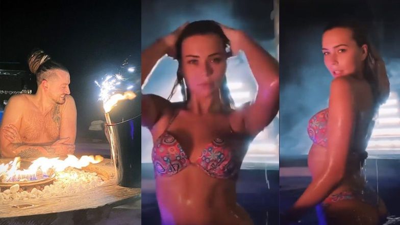 Sandra Kubicka wygina się przed Baronem 