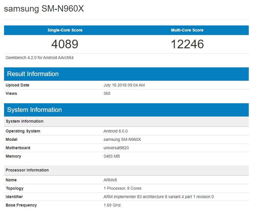 źródło: geekbench.com