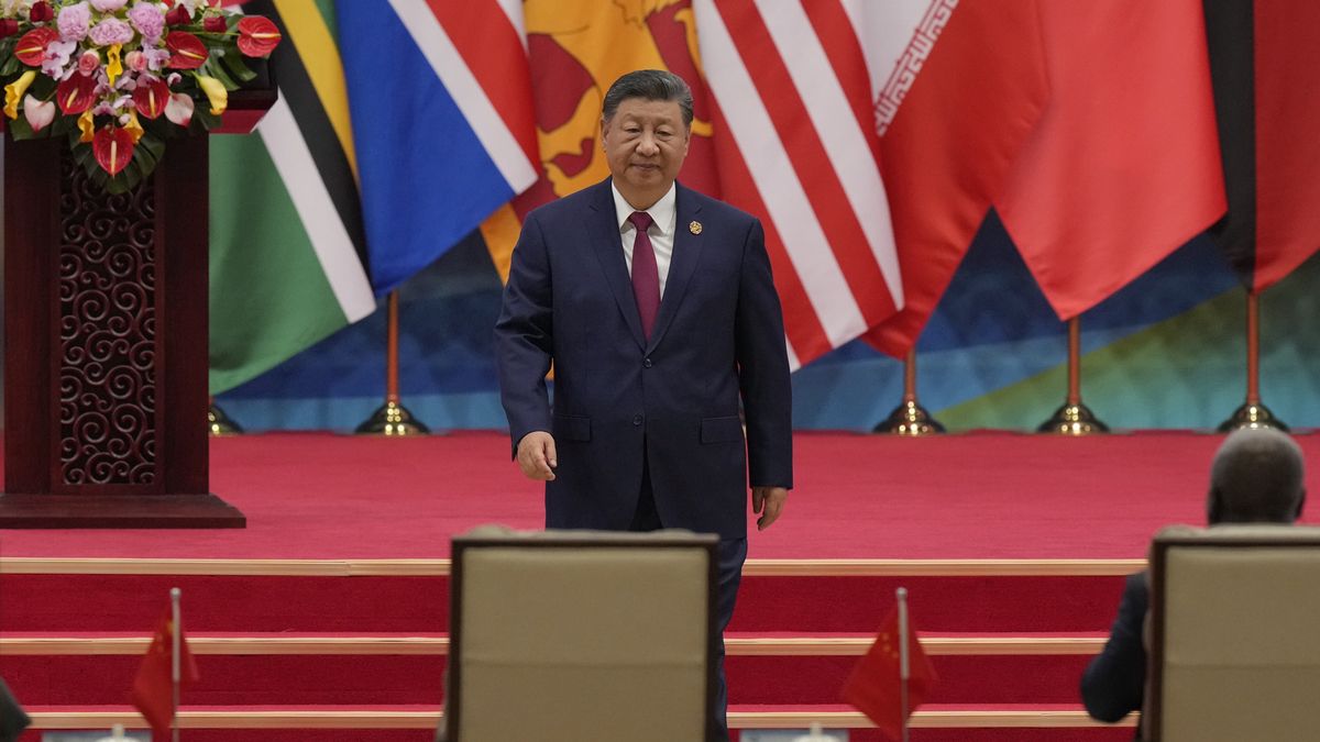 Global Leaders' Meeting On Gender Equality And Women's Empowerment
BEIJING, CHINA - OCTOBER 13: China's President Xi Jinping back to his seat after delivering his speech during a opening ceremony of the Global Women's Summit 2025 at China National Convention Center on October 13, 2025 in Beijing, China. (Photo by Ken Ishii -Pool/Getty Images)
Pool