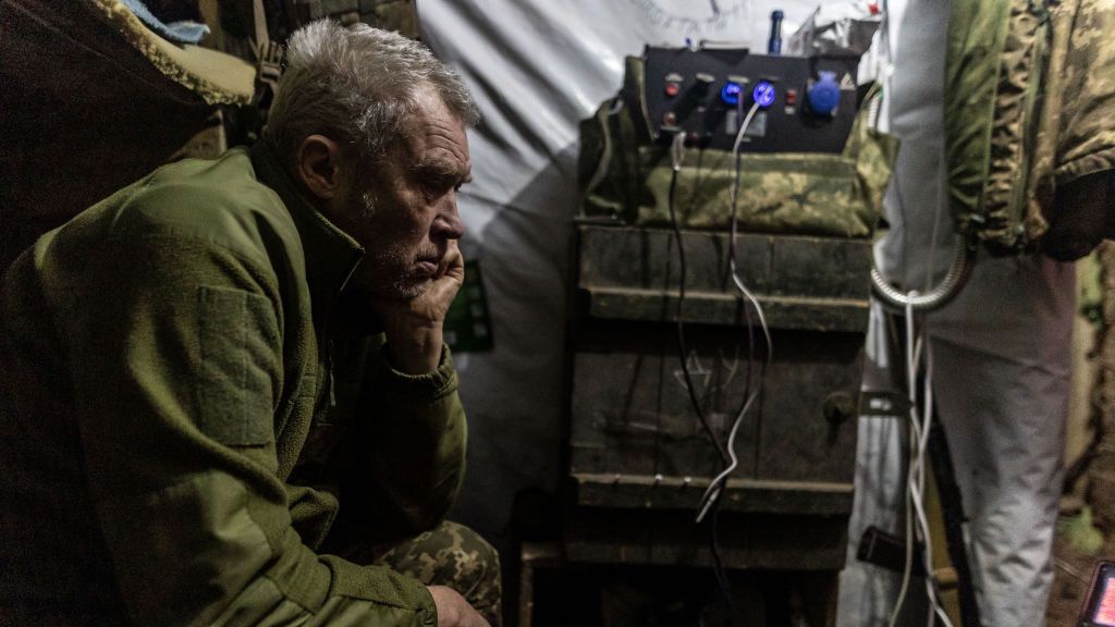 Military mobility of Ukrainian soldiers in Donetsk Oblast
DONETSK OBLAST, UKRAINE - FEBRUARY 9: A Ukrainian soldier in an underground shelter at his fighting position in the direction of Velyka Novosilka as Russia-Ukraine war continues in Donetsk Oblast, Ukraine on February 9, 2024. (Photo by Diego Herrera Carcedo/Anadolu via Getty Images)
Anadolu
2024, camouflage, camouflage net, Clashes, Clashes continue, cold, cold weather, direction of Velyka Novosi, Donetsk, Donetsk Oblast, February, military, military mobility, Military mobility of Ukrainian soldiers, military vehicle, Russia, Russia-Ukraine war, soldiers, tank, Tanks, Ukraine, Ukrainian soldiers, Ukrainian tanks, vehicles, Velyka Novosilka, war continues, weather, winter, winter season