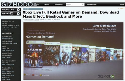 Bioshock i Mass Effect na żądanie