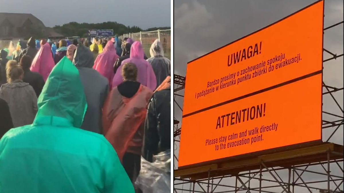 Ewakuacja podczas Open'era