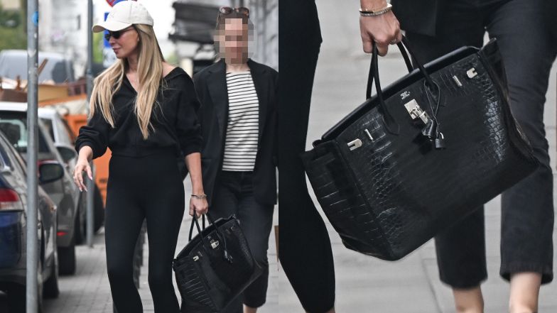 Przetakiewicz przemierza warszawskie ulice z torebką za 400 tys.