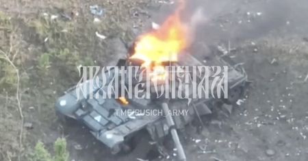 Wrak polskiego czołgu w Ukrainie. Pierwsza taka strata