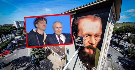 Putin pozuje z włoskim artystą. Nagle padły zaskakujące słowa. "Nie szczyp mnie"
