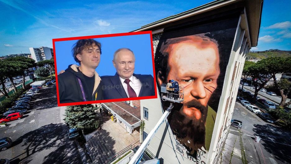 Jorit pozuje z Putinem