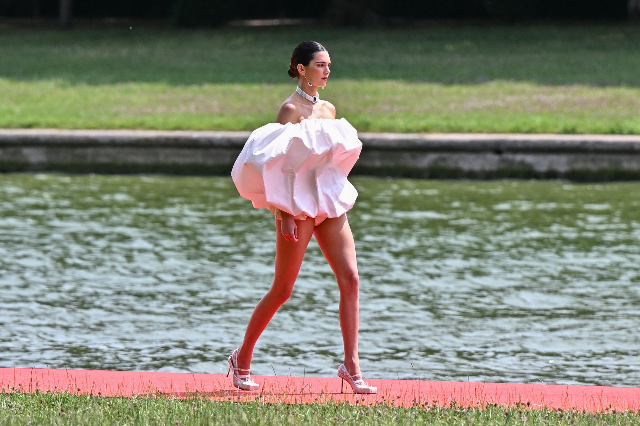 Kendall Jenner na pokazie Jacquemus