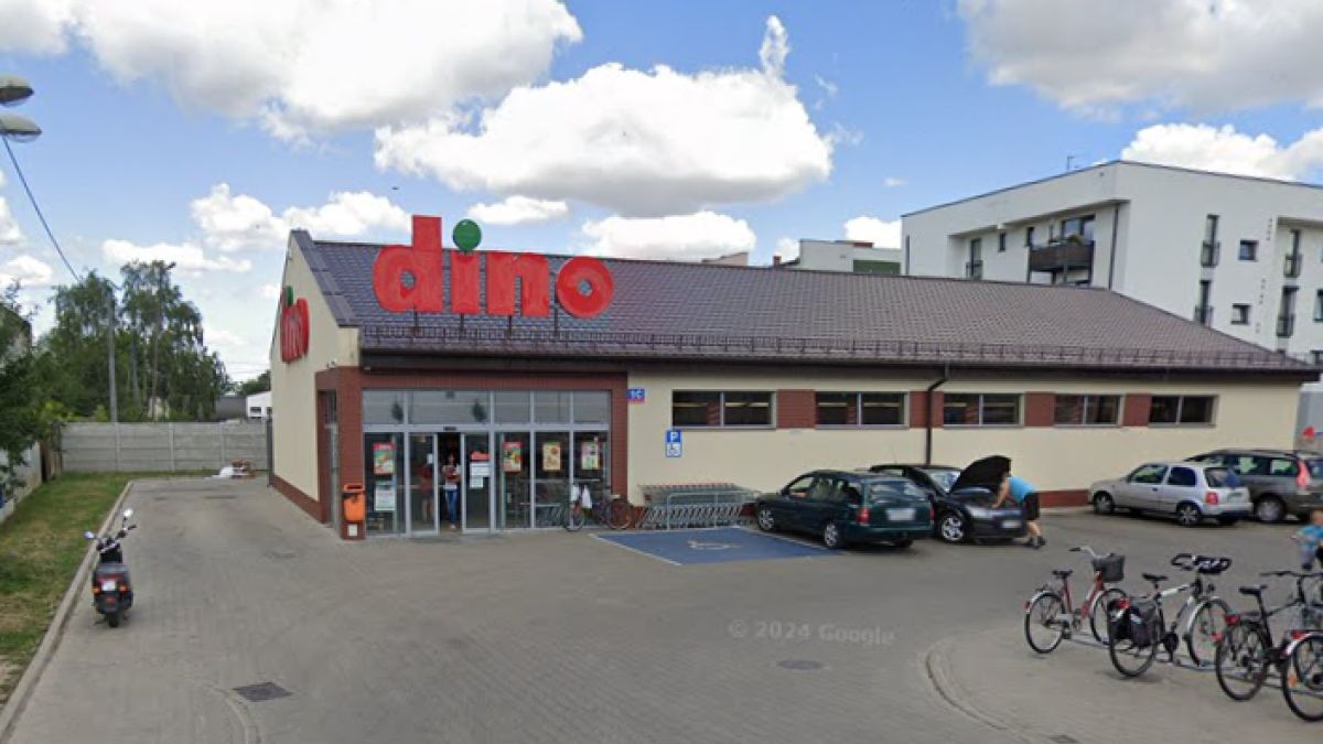 Śmierć przed sklepem Dino w Ostrowie Wielkopolskim