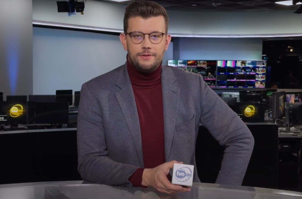 Reporter TVN24 obsługiwał mikrofon TVP Info? Artur Molęda wyjaśnia