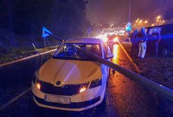 Bielsko-Biała. O krok od tragedii. Kierowca Skody otrzymał drugie życie