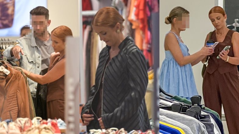 Katarzyna Zielińska na zakupach w lumpeksie