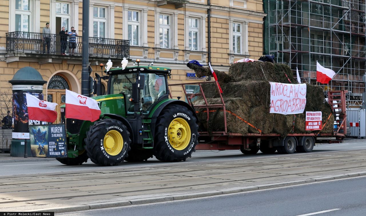 Rolnicy musieli zawrócić. Doszło do przepychanek