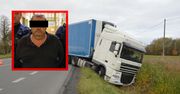 Dorohusk: Pijany kierował ciężarówką. Wjechał do rowu