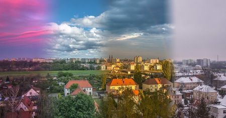 Paweł Szpala fotografował przez rok widok ze swojego okna. Inspiracja na zdjęcia 4 pór roku bez wychodzenia z domu