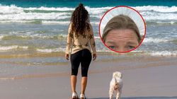 Wrzuciła zdjęcie ze spaceru z psem. "Masz szczęście, że żyjesz"