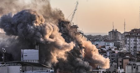 Konflikt Izrael-Palestyna. W Strefie Gazy runął kolejny wieżowiec