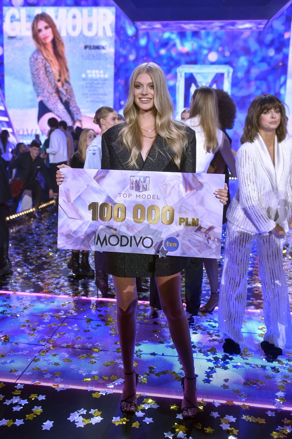 Joanna Krupa jest zadowolona z wygranej Dominiki w "Top Model"