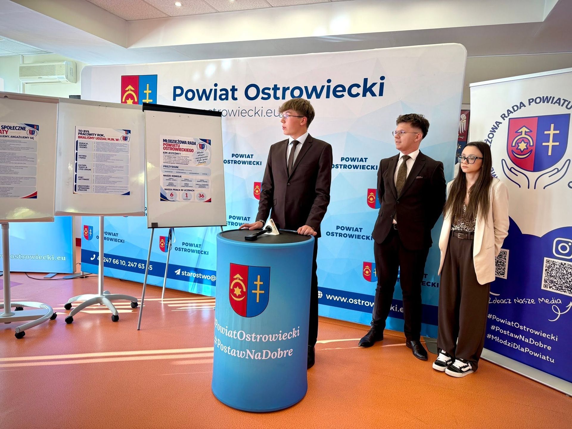 Młodzieżowa Rada Powiatu Ostrowieckiego podsumowała pierwszy rok działalności