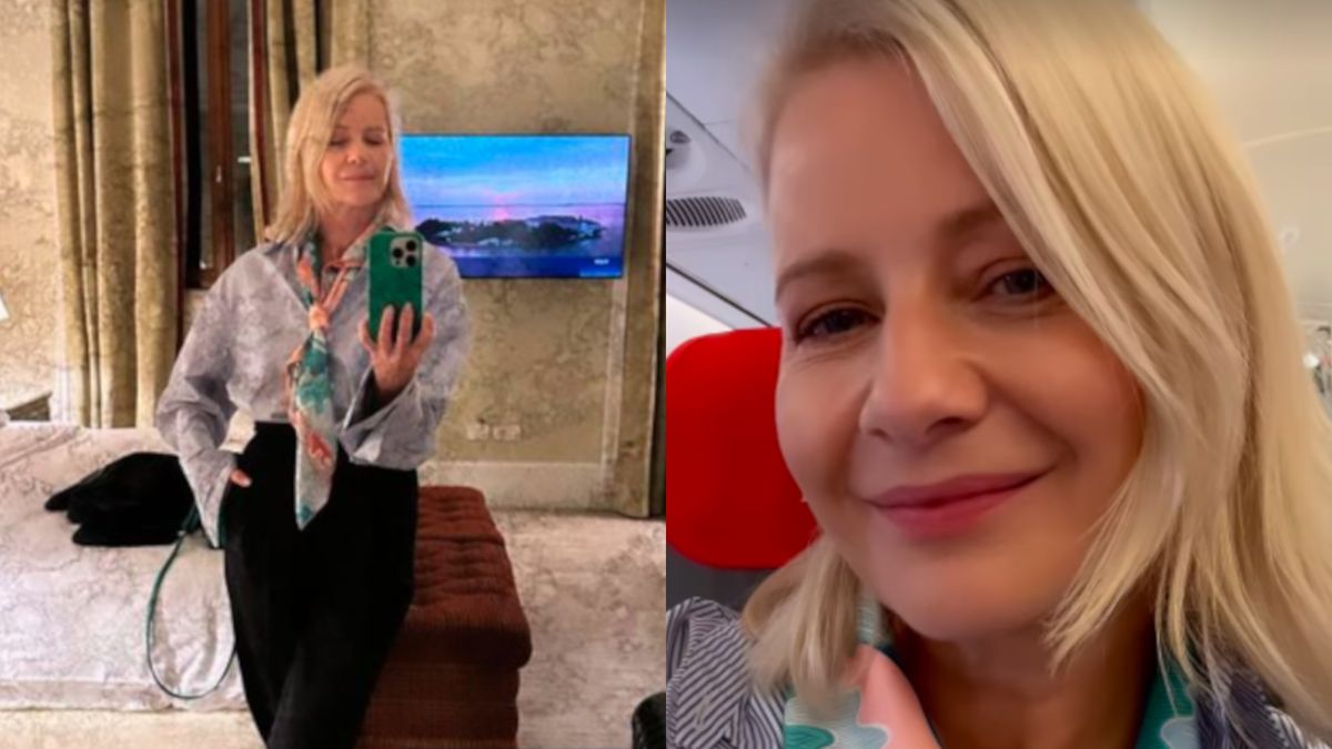 Małgorzata Kożuchowska poleciała do Wenecji. Spotkała się z Anną Lewandowską