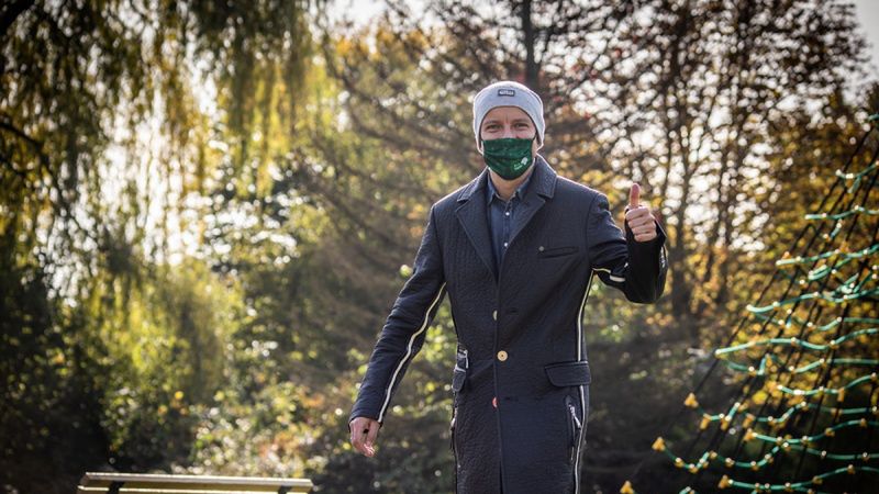 Piotr Kupicha cieszy się, że park się rozwija.