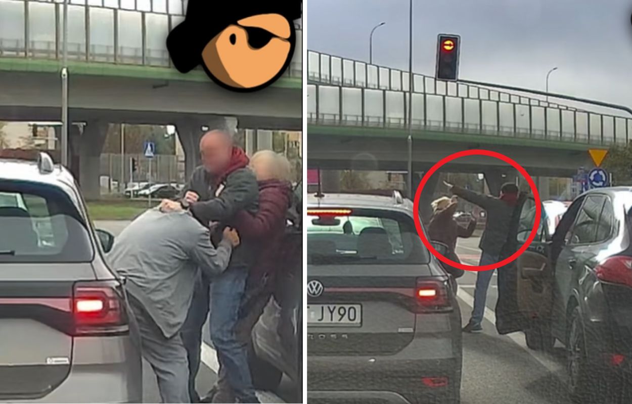 Kierowca Porsche wpadł w furię. Nowe nagranie z Warszawy