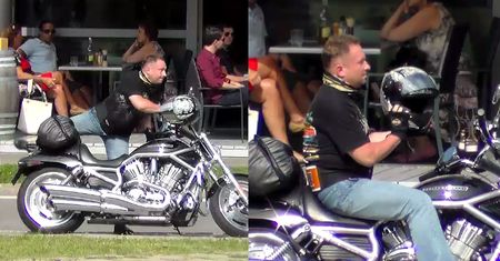 Pamiętacie? Kamil Durczok na Harleyu!