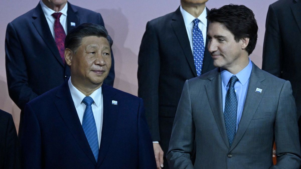 Przywódca Chin i premier Kanady Justin Trudeau