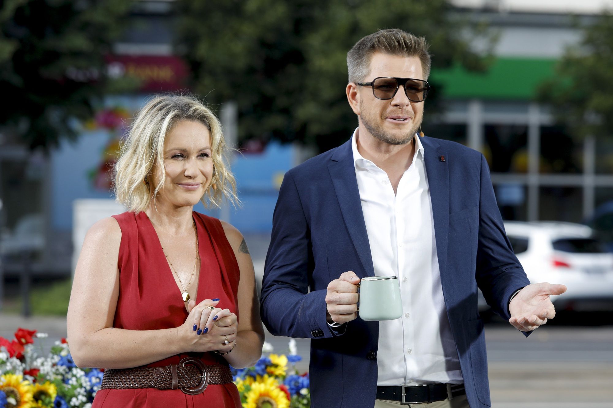 Filip Chajzer i Małgorzata Ohme
