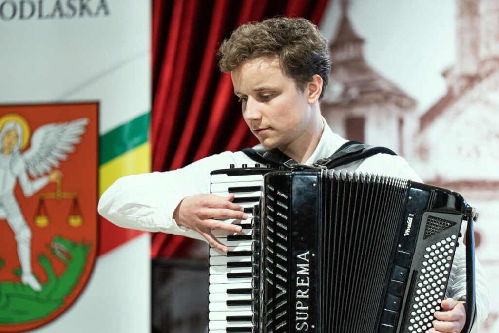 Oleksandr Balan, laureat Grand Prix II Międzynarodowego Konkursu Akordeonowego im. Bogusława Kaczyńskiego w Białej Podlaskiej © Marek Maliszewski