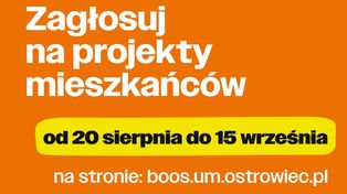 Ruszyło głosowanie w Budżecie Obywatelskim Ostrowca. Do wyboru aż 39 projektów