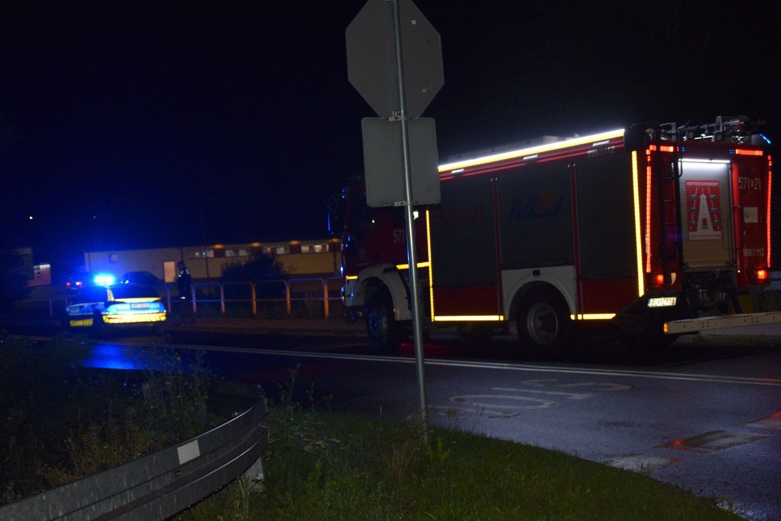 Kolejna kolizja na wiadukcie w Zduńskiej Woli Karsznicach