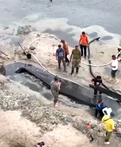 Odkrycie z dna rzeki. Wybuch tamy na Dnieprze ujawnił 500-letni wrak