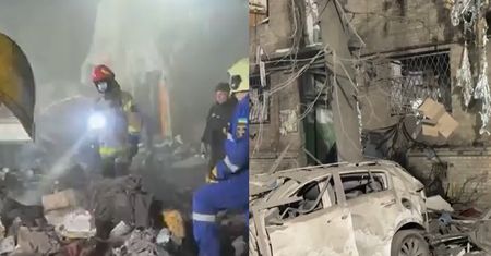 Skutki rosyjskiego ataku na Kijów. Pokazali nagranie