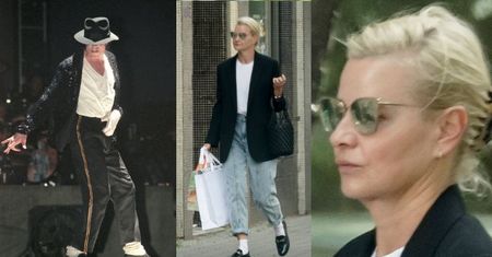 Małgorzata Kożuchowska buszuje po sklepach w stylizacji a’la Michael Jackson (ZDJĘCIA)