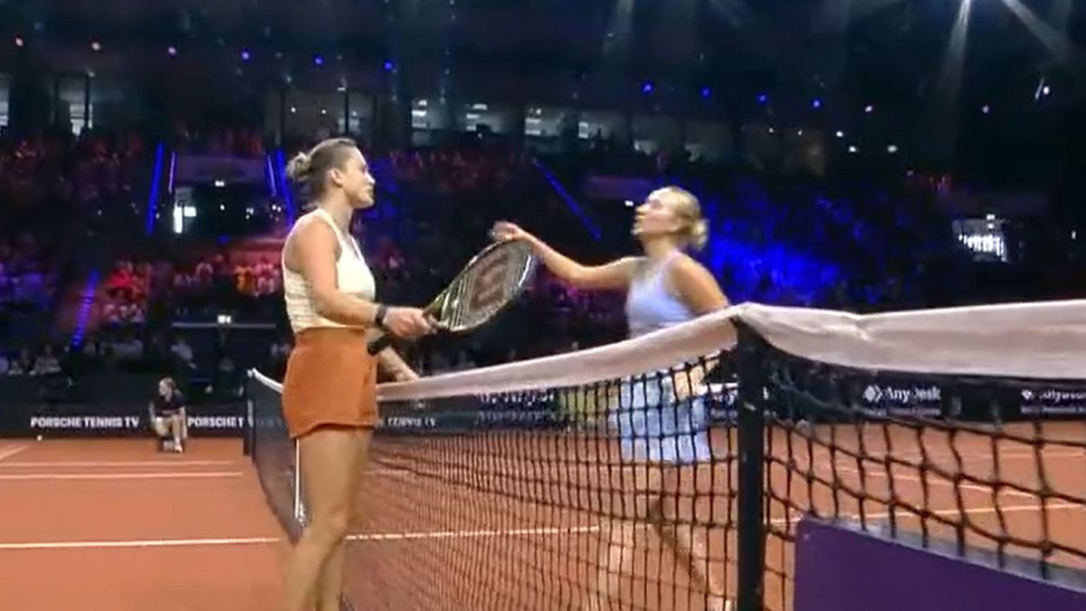 Podziękowania Sabalenki i Potapowej