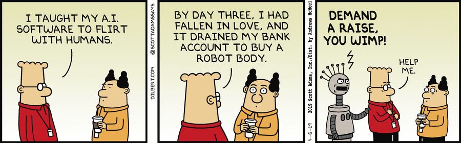 Dilbert 06.04.2019, ⓒ Scott Adams