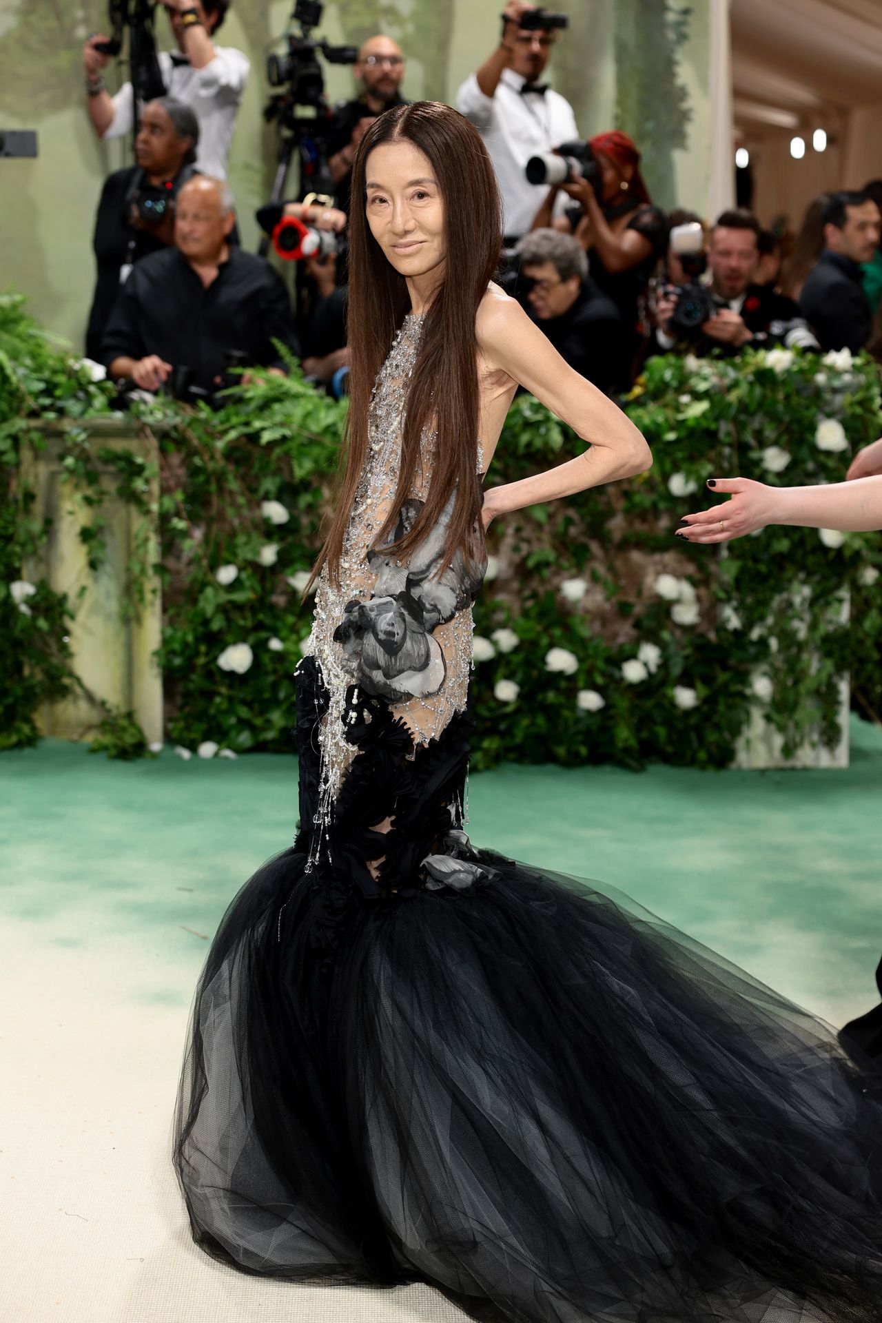 Vera Wang dazzles at 75 in sheer elegance at the MET Gala 2024