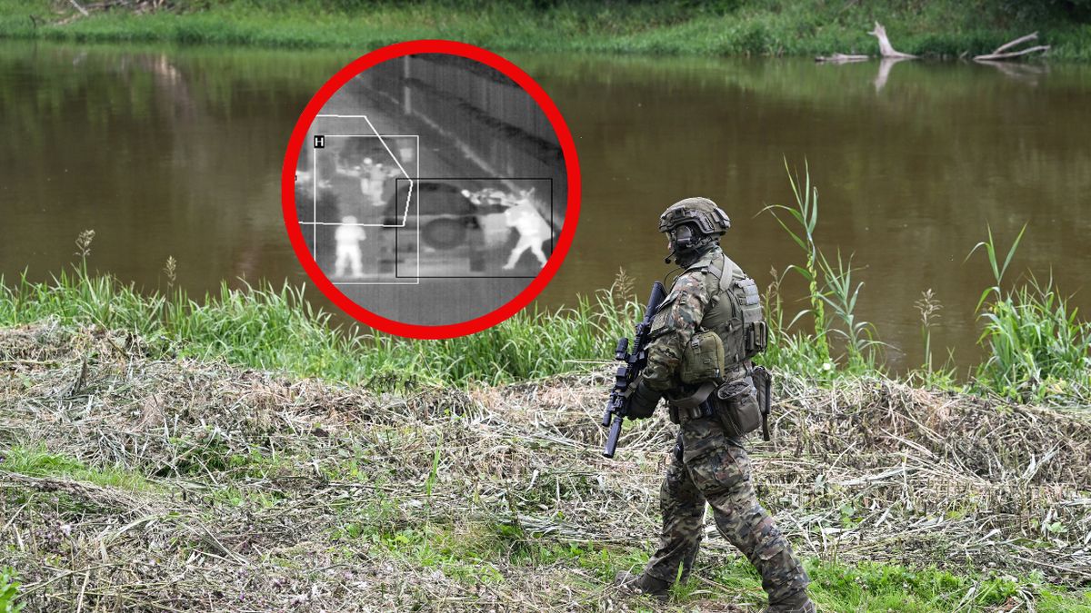 Akcja na granicy z Białorusią