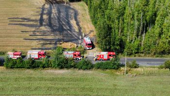 Konin: Strażacy ratowali las. Wybuchły dwa pożary