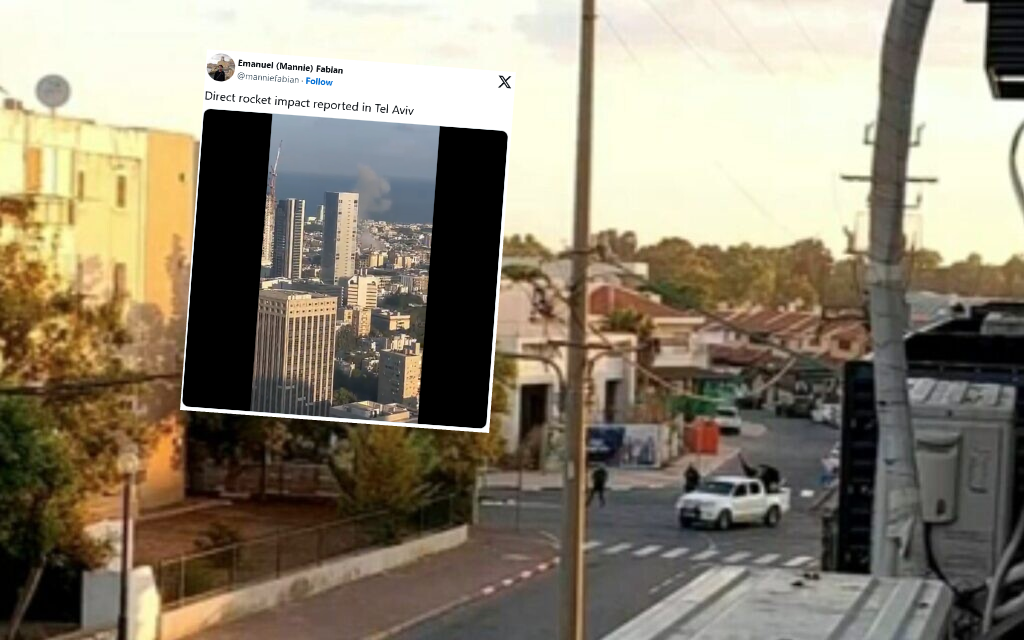 Hamas fighters on the streets of Sderot. A column of smoke over downtown Tel Aviv.